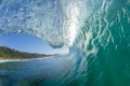 Wave Surfing Tube Swimming Close-Up Hollow Water Royalty Free Stock Photo