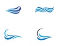 Wave symbol illustration design Royalty Free Stock Photo