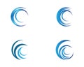 Wave symbol vector icon