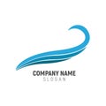 Wave Wing Logo Royalty Free Stock Photo