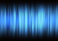 Waveform blue lights with copy space Royalty Free Stock Photo