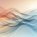 Waveform Serenity: Abstract Flow Royalty Free Stock Photo