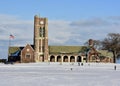 Waveland Fieldhouse & Carrillion Royalty Free Stock Photo