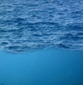 Wavelet and underwater Royalty Free Stock Photo