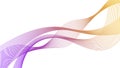 Abstract backdrop with colorful wave gradient lines Royalty Free Stock Photo