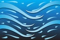 Waves beach drop water background wallpaper vector Royalty Free Stock Photo