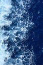 Waves abstract background wallpaper view from ship modern high quality print