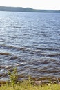 Waves along the shore of Lake Temiskaming Royalty Free Stock Photo