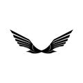 Wing logo falcon and bird vector Royalty Free Stock Photo