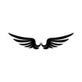 Wing logo falcon and bird Royalty Free Stock Photo