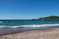 Waves on the beach at Old Woman Bay, Lake Superior Provincial Park, Ontario, Canada Royalty Free Stock Photo