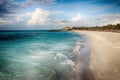 Beach and ocean Varadero in Cuba Royalty Free Stock Photo