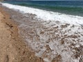 On the beach at Torcross Devon Royalty Free Stock Photo