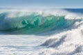 Waves breaking on the shore of Madeira Royalty Free Stock Photo