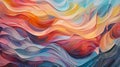 Waves of Color: A Princess Hummel Oil Painting