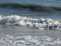 Waves coming ashore in Sanibel Florida