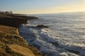 Waves Crashing against Sunset cliffs