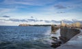 Waves crashing against the wall of El Malecon - Havana, Cuba