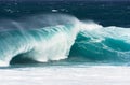 Waves crashing on the beautiful west coast of La Graciosa, Canary Islands. Royalty Free Stock Photo