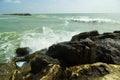 Waves Crashing At The Black Sea Royalty Free Stock Photo