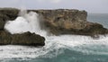 Waves Crashing Over Rocks Royalty Free Stock Photo