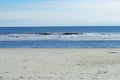 Waves crashing into the sand at Coligny beach Hilton head island south Carolina