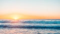 Waves crashing at sunset, Moana Beach