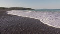 Waves crushing on the beach