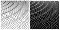 Waves distortion shape in space Royalty Free Stock Photo
