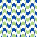 Waves geometric seamless pattern. Simple wavy zigzag stripes