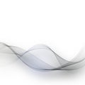 Waves gray and white abstract background. eps 10 Royalty Free Stock Photo