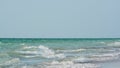 The waves on the Gulf of Mexico at Indian Rocks Beach, Florida