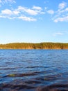 Waves on Hracholusky dam