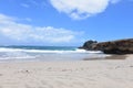 Waves Lapping Andicuri Beach on Aruba\'s East Coast Royalty Free Stock Photo