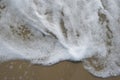 The waves lapping the sand. Royalty Free Stock Photo