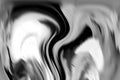 Waves like shapes, black white abstract background Royalty Free Stock Photo