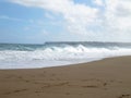 Waves on Lumahai Beach, Kauai, Hawaii