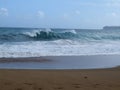 Waves on Lumahai Beach, Kauai, Hawaii