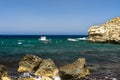 Waves near the coastline of Gozo Royalty Free Stock Photo
