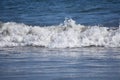 Building wave from the Pacific along the Southern California coast, 2. Royalty Free Stock Photo