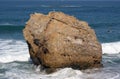 Waves ocean of the Biarritz beach Royalty Free Stock Photo