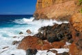 Waves off of Keokea Beach Royalty Free Stock Photo