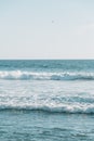 Waves in the Pacific Ocean, at Salt Creek Beach, in Dana Point, Orange County, California Royalty Free Stock Photo