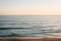 Waves in the Pacific Ocean at sunset, Salt Creek Beach, in Dana Point, California Royalty Free Stock Photo