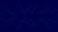 Waves of particles. Abstract waves on dark blue background. Dots.  Sound wave equalizer. Royalty Free Stock Photo