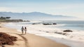 waves pebble beach landscape