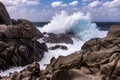 Waves Pounding the Coastline at Capo Testa