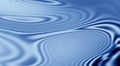 Waves, ripple and blue with water drop pattern with mockup for 3d, digital and texture. Environment, design and