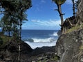 Waves and rocks