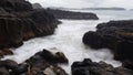 Waves on Rocks Ocean Dreamy Seascape